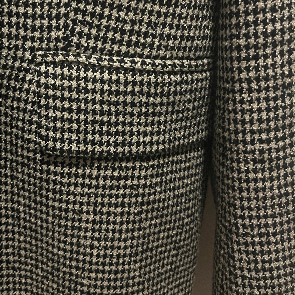 Zara Double Breasted Tailored Houndstooth Blazer - Picture 7 of 10